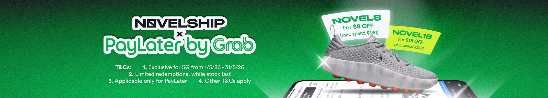 Grab x Novelship (May 26) Grab x Novelship (May 26)